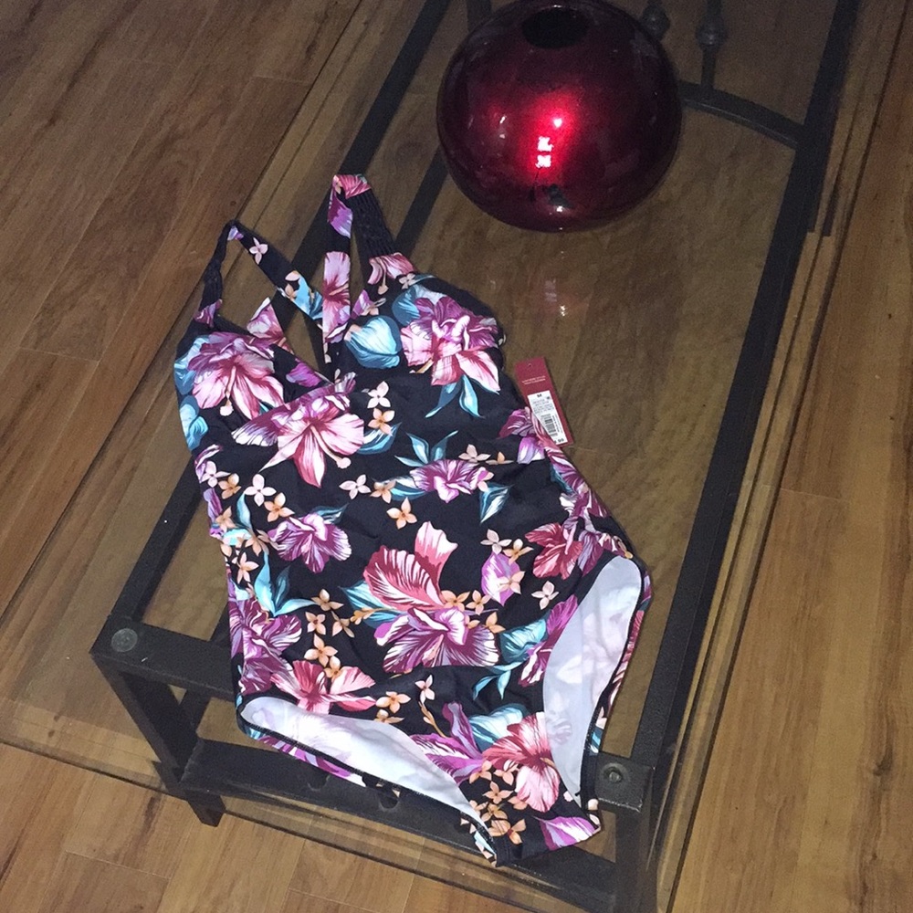 Floral swim suit